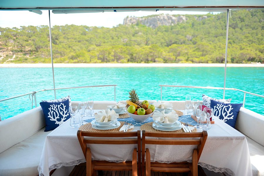 Kemer Yacht Rental 13m Economic Motor Yacht